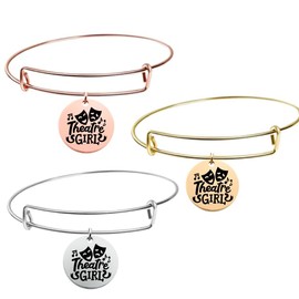 Theater Drama Bracelet - Drama Jewelry, Theatre Jewelry - Drama Theater Lovers Jewelry - Drama Lover Jewelry Gift for Drama Students