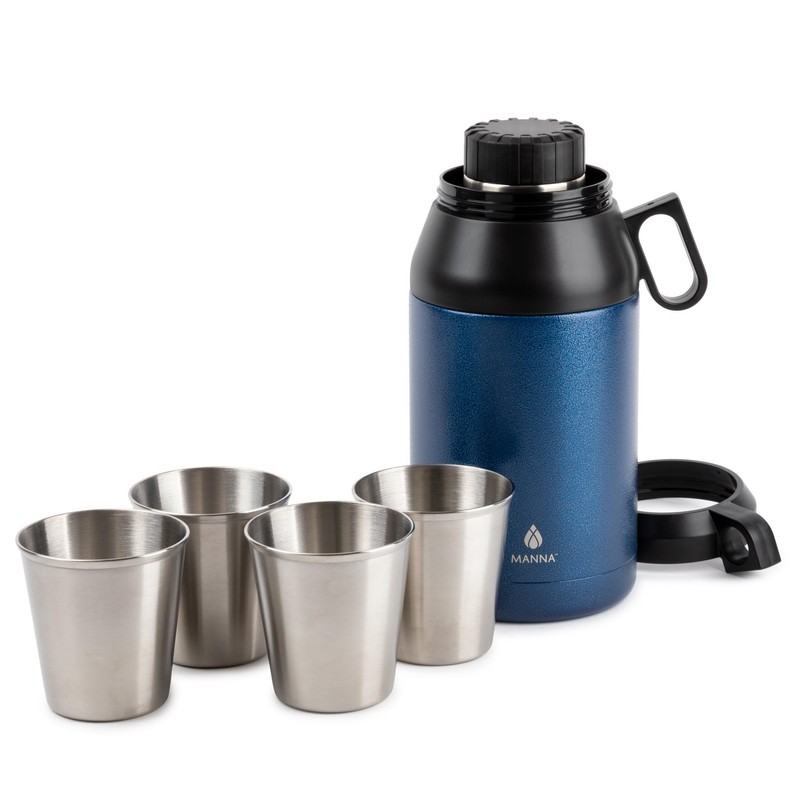 Manna Stack Stainless Steel Insulated Growler - 64 Oz -