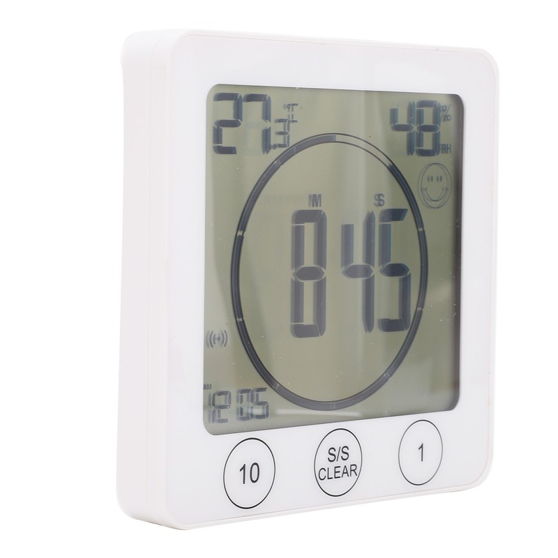 Temperature and Humidity Meter Indoor Thermometer Hygrometer Timer for Home