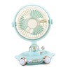 Cute Mini Handheld Fan Small Personal Desk Table Fan 1200mah