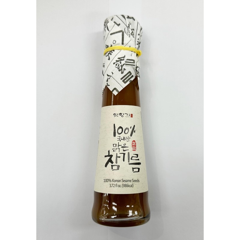 KOREAC_ 한국 참기름 Korean Mildly Roasted Pure Sesame Oil 110ml
