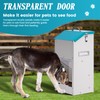 HHNIULI Galvanized Gravity Automatic Dog Feeder with A Stainless Steel