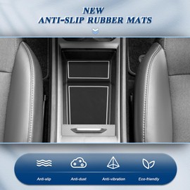 BIBIBO Rubber Mats Non-Slip Mats Compatible with 2022 2023 2024 MG 4 EV MG4 Electric (EH32) (For Right Hand Drive), Rubber Car Mats, MG4 Accessories, Centre Console Mats, Car Door Slot