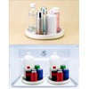QWORK® 2 Pack Turntable Cupboard Organizer, Rotatable Organiser, seasoning organizer,
