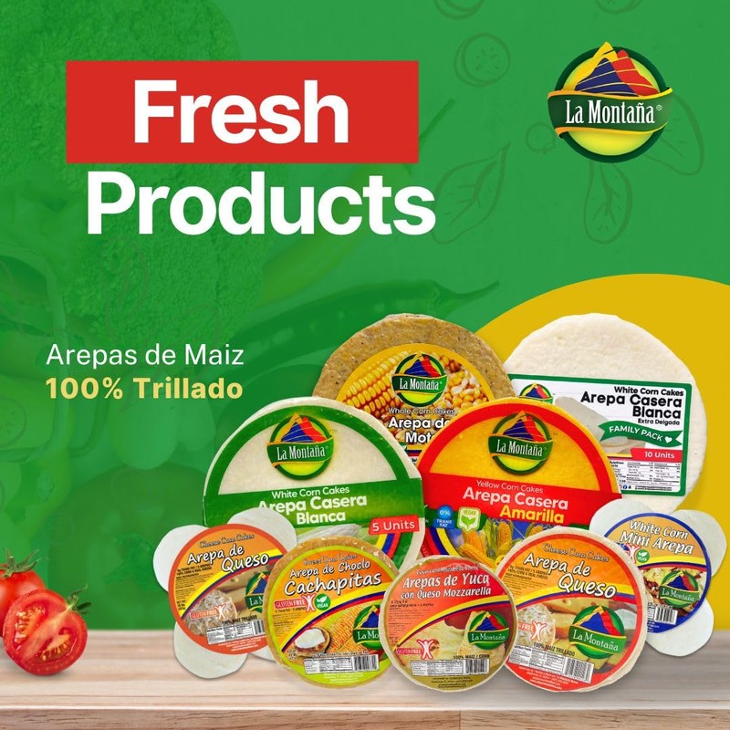 Arepas Colombianas (Arepa Mediana/Medium Size Arepa)