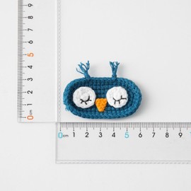 Crochet Knitted Owl Hair Clips for Girls Children's Day Birthday Christmas Gifts Hair Accessories Barrettes Strong Hold jaw clip for Thick Thin Hair Makeup Application (5Pcs)