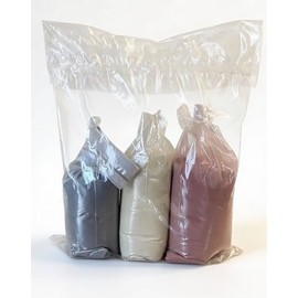 Kit de Arcillas Cosméticas Naturales | Verde, Barro Rojo y Barro Negro | 3 x 300 g | Mascarilla Facial y Corporal
