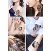 WST-P-30 Japanese Pattern Tattoo Stickers, Set of 30 Stickers, Waterproof,