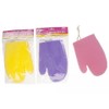PMS GLOVE SHAPED BATH SPONGE IN PP BAG W/PVC COATED HEADER C