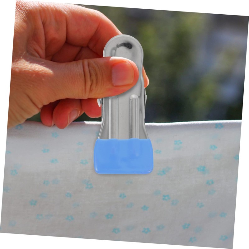 IWOWHERO 30pcs Winter Pool Cover Clips Stainless Steel Fixing Clamps