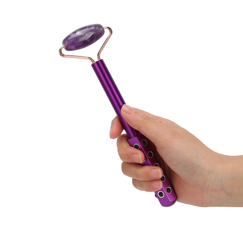 Double Head Germanium Face Massage Roller Portable Facial Skin Tightening