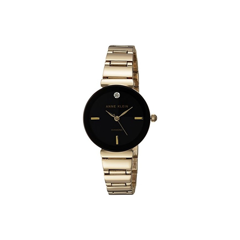 Anne Klein Women's Genuine Diamond Dial Bracelet Watch, AK/2434
