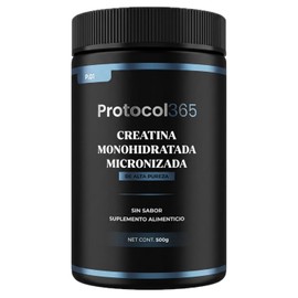 Creatina Monohidratada Micronizada P.01 | 500g | 100 Porciones | Alta Pureza | Sin Azúcar | Sin Rellenos