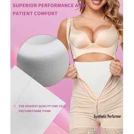 Birllaid Almohadillas de espuma Lipo, tablas de espuma Bbl, ayuda cuando se utiliza ropa de compresión abdominal, paquete de 3 láminas de espuma para 