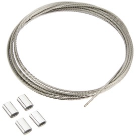 Best Stainless Steel Wire Set, 0.4 inch (1.0 mm) x 5.9 ft (1.5 m) N-449