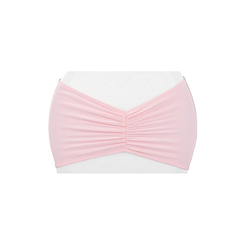 CV Linens 7176us Ruffled Spandex Chair Band-20cm x 33cm |