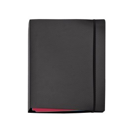 Veloflex 1141450 Diamond Ring Binder DIN 210 x 297 mm, Combi Mechanism Work Folder Black