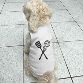 'Whisk and Spatula' Pet Dog/Cat T-Shirt (PT00153281)