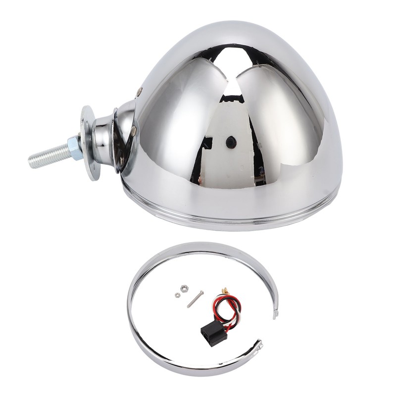 Motorcycle Headlight Bracket Waterproof Rust Proof Silver Universal Fit For