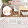 FYSUIMU Pink Bow Refrigerator Liner Waterproof Fridge Shelf Mat Non-Adhesive