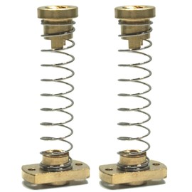 2 Psc Anti Backlash Spring Loaded Nut, Elimination Gap Brass Nuts, Z Axis Acme Threaded Rod Upgrade Kit for Ender 3s 3 Pro V2 CR10 Tornado 3D Printer