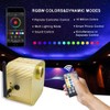 AZIMOM Bluetooth/RF Control 16W Twinkle Fiber Optic Light Source RGBW