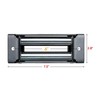 HLMOptimo 6 inch Winch Roller Fairlead 4 Way 6” Universal