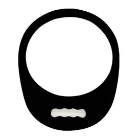 Espejo de mano redondo, ligero y circular para cortar el pelo, espejo de belleza, salón de belleza (13,74 x 11,22 cm)