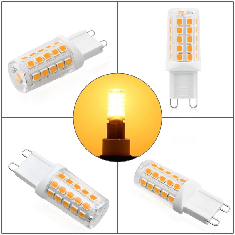 G9 LED Bulb, Dimmable 40W T4 G9 Bulb Halogen Equivalent,