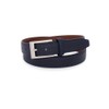 Lacoste 67060 Men's Belt, Genuine Leather, [05] Navy