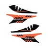 labelbike - 3D Hand Guard Protective Sticker for Motorcycles Compatible
