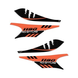 labelbike - 3D Hand Guard Protective Sticker for Motorcycles Compatible with KTM 1190 Adventure 2013-2016