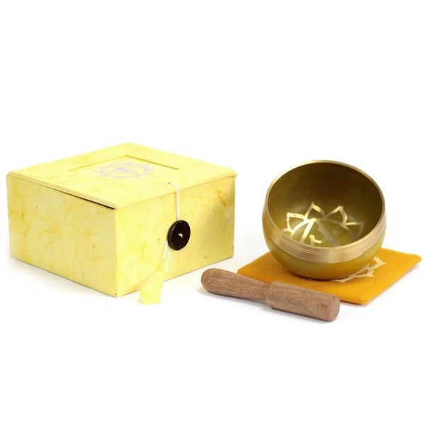 7 Chakra Singing Bowl Gift Boxed Set with Wooden Striker