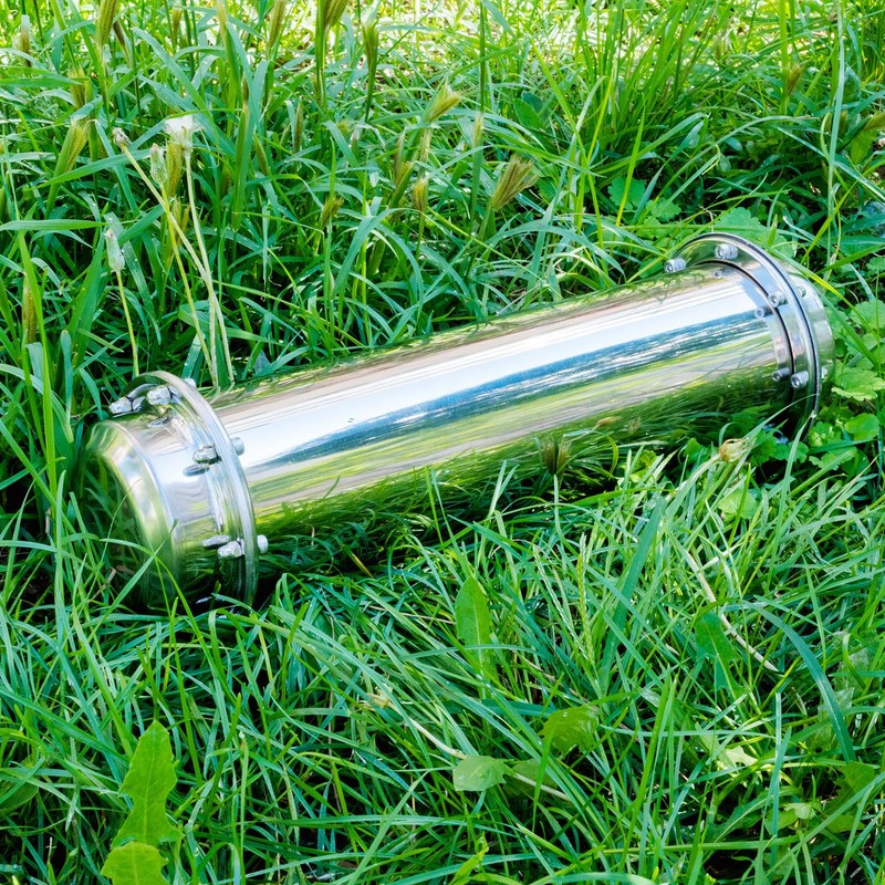 YCJvex Time Capsule Stainless Steel Waterproof Container (16.3 Inch)