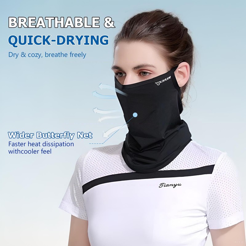 Vanolu UV Face Mask UPF 50+ for Women & Men,