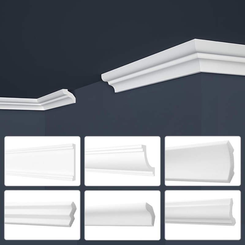 MARBET DESIGN Stucco Moulding XPS Polystyrene White - Ceiling Moulding