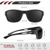 HENGOSEN Sports Sunglasses for Men 3 Pack Polarized Sunglasses Men