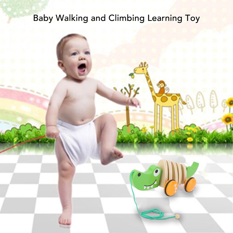 Pull Along Toy Baby Toddler Climbing Hand Pulling Car Toy