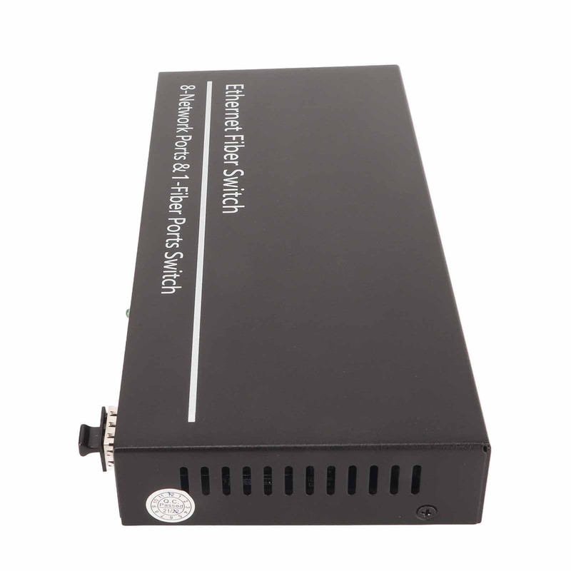 Fiber Ethernet Media Converter 1 Optical Port 8 Electrical Port