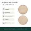 HOFMEISTER® Schneidebrett mit Saftrille aus Holz, 25 cm, schont hochwertige