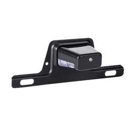 Partsam LED License Plate Light Waterproof 12V DC License Tag Light with Holder Drainage Hole Steel Bracket Mount ABS Housing PC Lens for Trailer Truck Pickup UTV ATV RV Boat 12V DOT Compliant