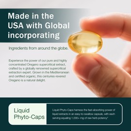 Oil of Oregano-Oil of Oregano with Black Seed Oil-Natural Antioxidants & Immune Support& Non-GMO&Gluten Free Support Normal Energy Levels 6000mg-150 softgels