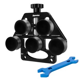 AOOSEDOO Tubing Straightener Brake Line Straightener Tubing Straightener Tool Adjustable for 3/16" - 1.0" Brake Line Aluminum Copper PEX Tubing. With 6AN-AN8 Double-ended AN Wrench Blue