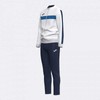 Joma Men's Victory Tracksuit, White/Navy, XL, White/navy blue