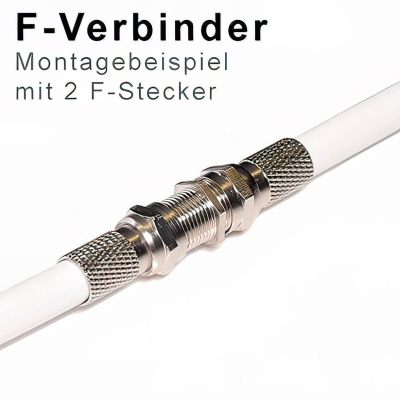 F-Connector Female / Female (Pack of 2)