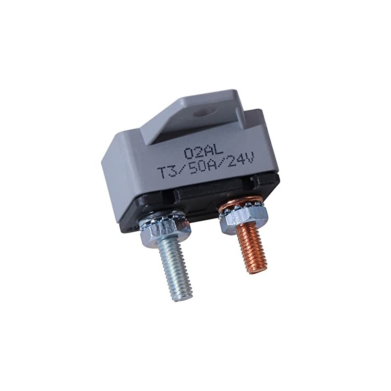Bumbesti 12-24V 50Amp Resettable Stud Type Circuit Breaker Fuse Holder