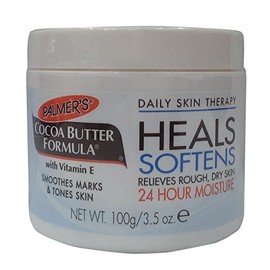 Palmer's Cocoa Butter Formula Manteca de Cacao con Vitamina E Suaviza Marcas & Tonifica la Piel; Terapia Diaria para la Piel, Suaviza Alisa, Alivia la Piel áspera y seca, 100g (Presentación puede variar)