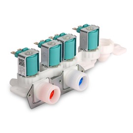 WH23X29538 Water Inlet Valve (OEM Part) Fit for GE Washer Replaces 33090201, 4977241, AP6990115, PS16217225, EAP16217225, 0024000126GB Washing Machine Parts.