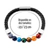 Omky Pulsera de 7 Chakras Hombre Mujer | Acero inoxidable