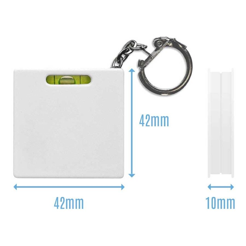 Azeeda 'Bowling Strike' Keyring Tape Measure/Spirit Level Tool (KM00031442)
